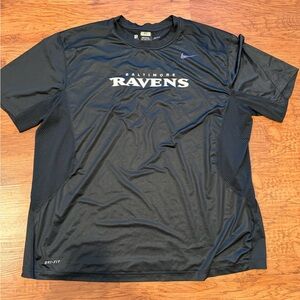 Nike Baltimore Ravens black dri-fit 3XL shirt